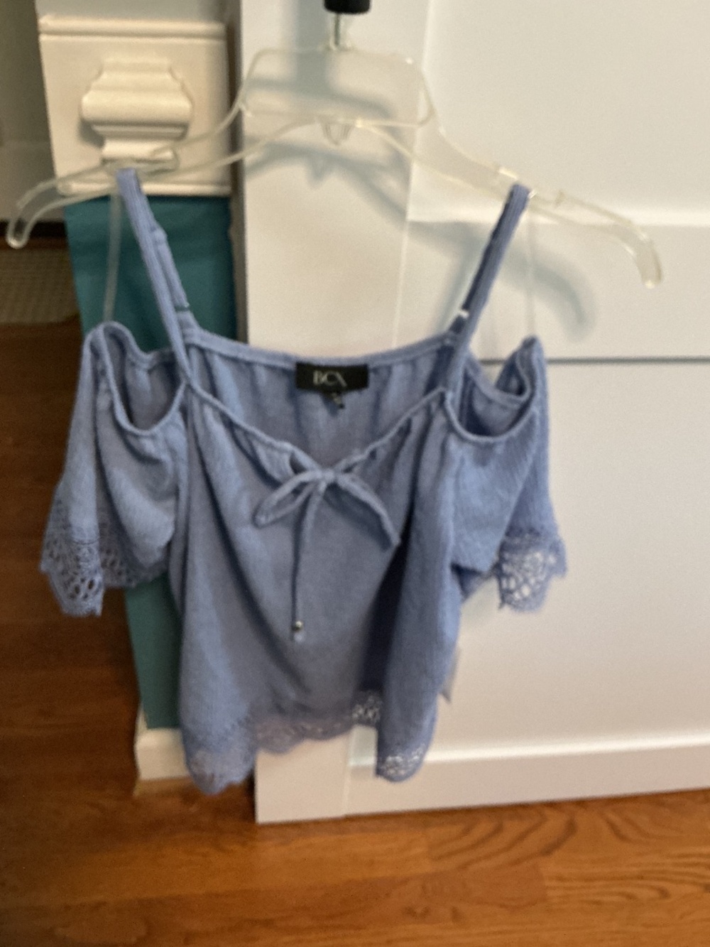 NWT BCX Cold-shoulder top/blouse; Size Medium